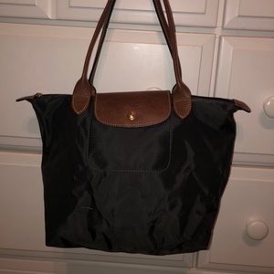 Longchamp Le Pliage Tote Bag // Gray